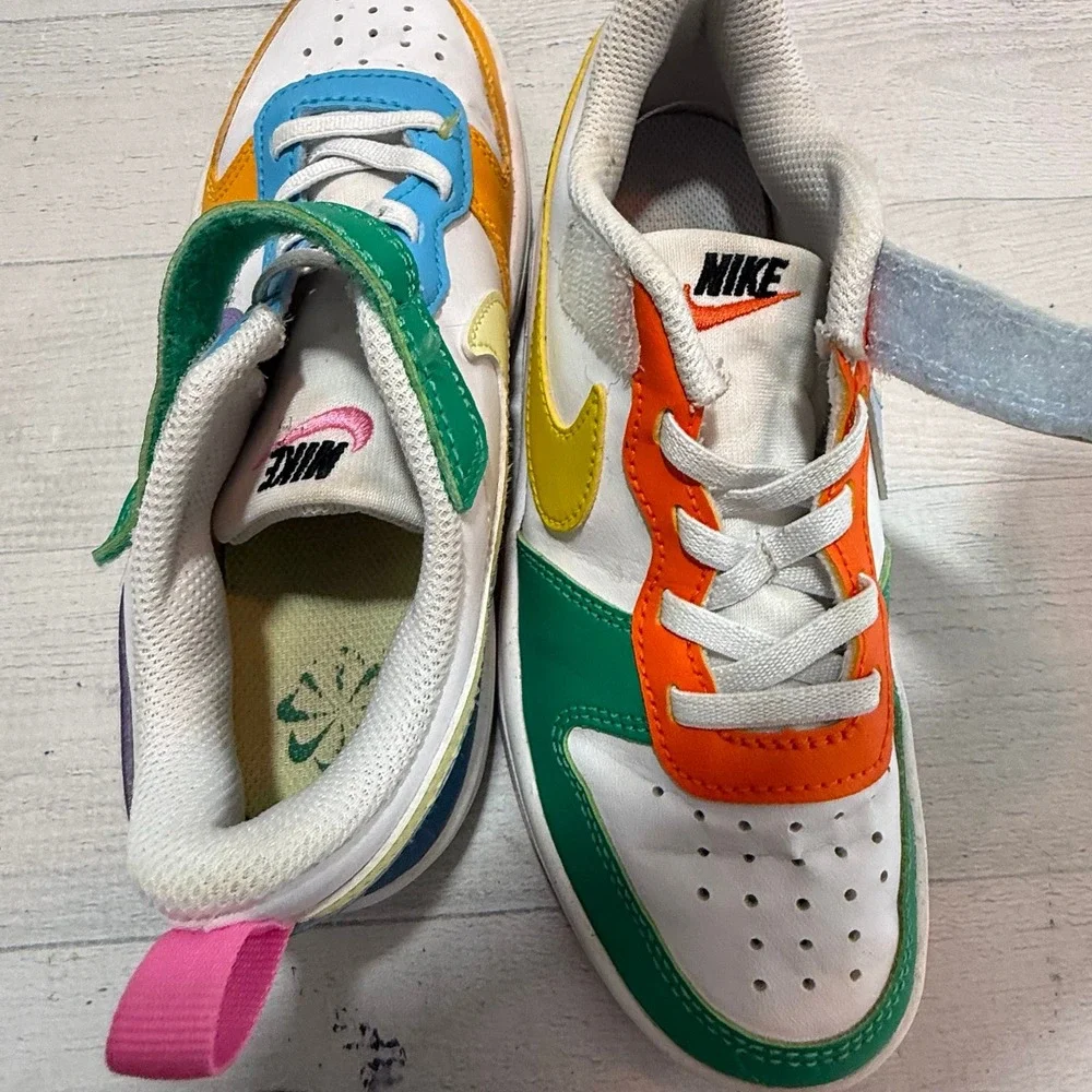 Nike Court Borough Low Recraft Little Kids' Shoes multicolor child size 13